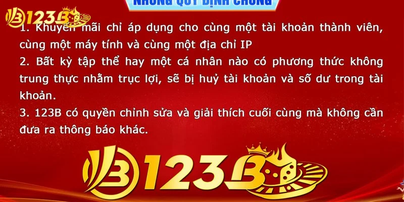 Nhà cái có quyền sửa đổi mà không cần thông báo