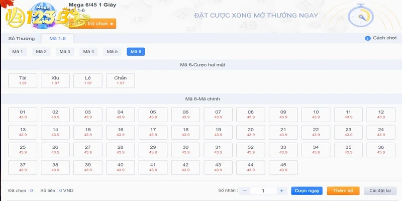 Xổ số mega 6/45 là gì và cách chơi như thế nào cho hiệu quả